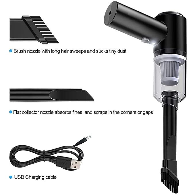 3-in-1 Air Duster & Vacuum Cleaner – Wireless & Powerful