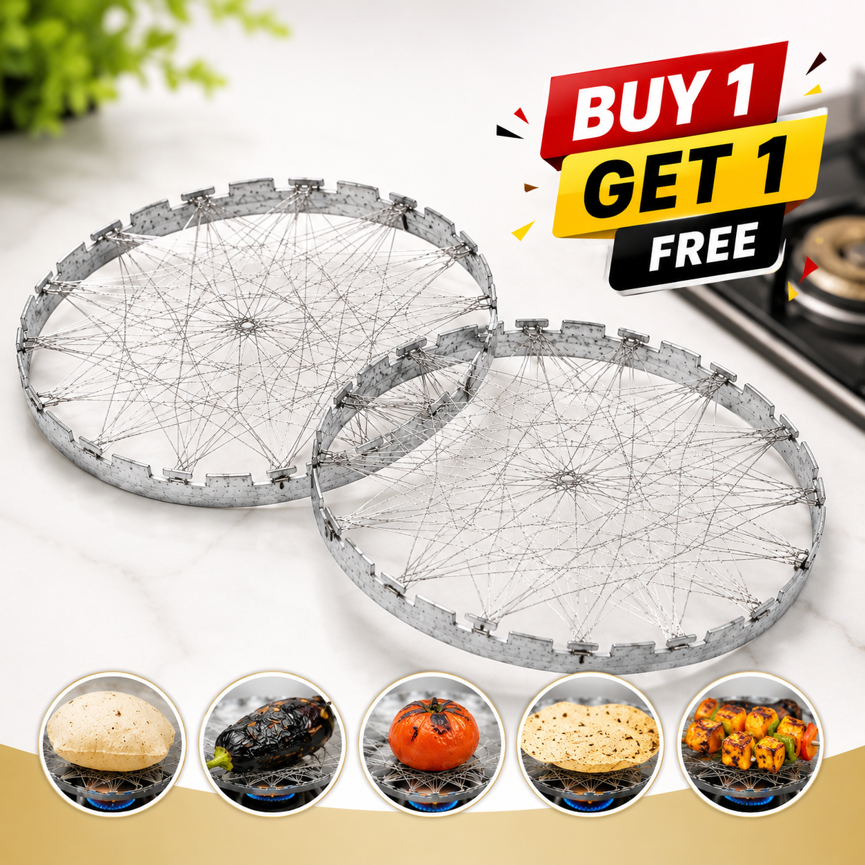 Gas Saving Grill Jaali (Buy 1 Get 1 Free)