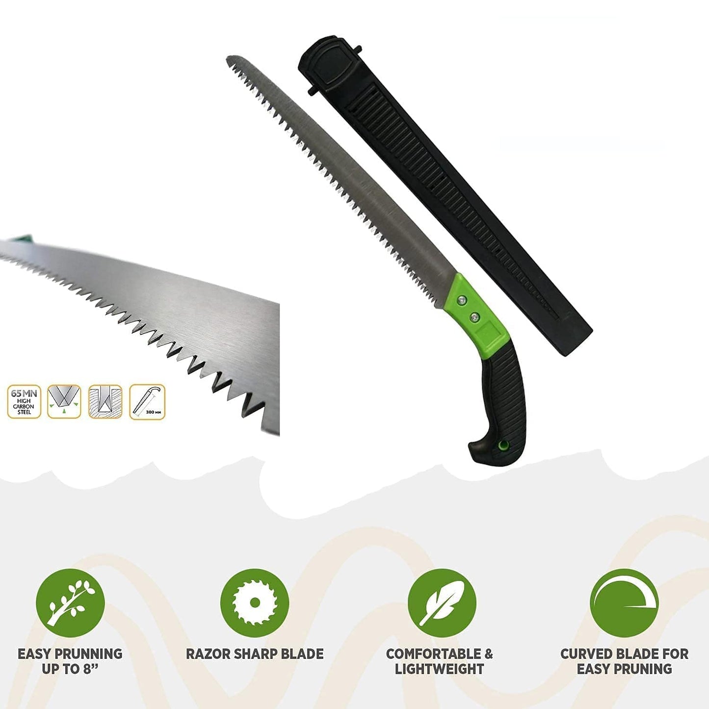 Steel Hand Saw With Safety Blade Cover